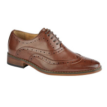 Boys Goor Brogue Oxford Shoe Brown B9556B