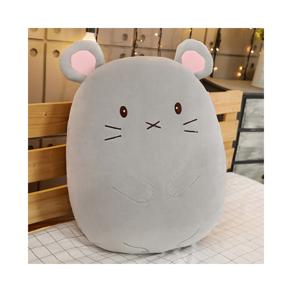 (  Grey,   40cm) Squishmallows Plush Toy Animal Kawaii Unicorm Dinosaur Lion Soft Big Xmas gift