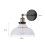 Living And Home (#2) Industrial 1-Light Wall Lamp with Clear Glass Shade 5