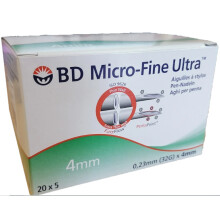 BD Micro-Fine Ultra 0.23mm(32G) x 4mm Pack of 100