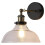 Living And Home (#2) Industrial 1-Light Wall Lamp with Clear Glass Shade 1