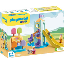 Playmobil 1.2.3: Torre de Aventura com Quiosque de Gelados