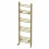 DuraTherm Curved Heated Towel Rail Brushed Brass - 1200 x 450mm 4