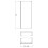 Luxura Side Panel 700mm - 6mm Chrome 2