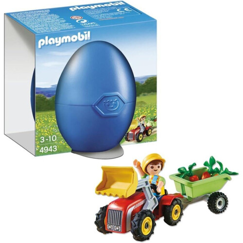 PLAYMOBIL PLAYMOBIL 4943 Child with Toy Tractor Gift Egg