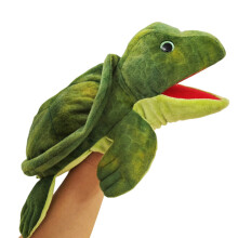 (Turtle) Ocean Hand Animals Puppets Plush Toy Storytelling Tool Animals Cartoon Doll Kids