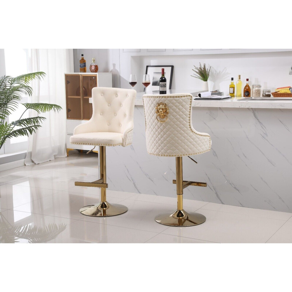 Cream bar stools set of deals 2