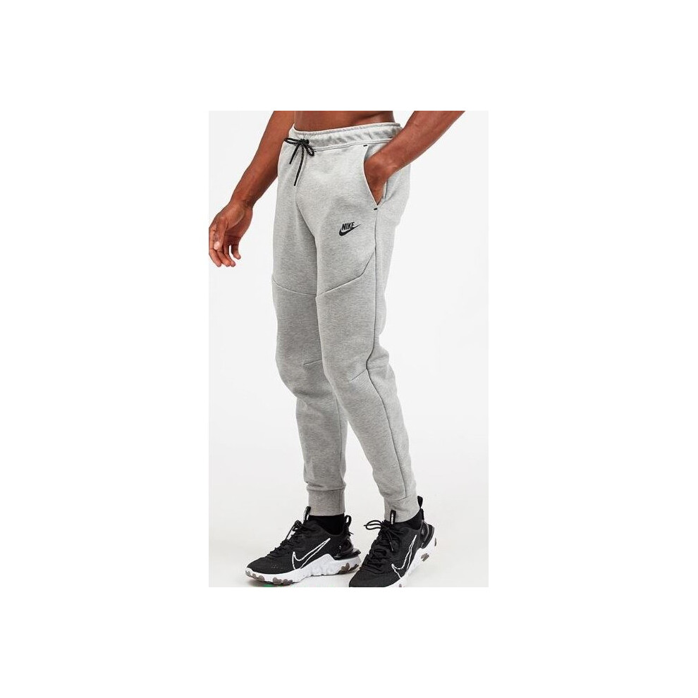 (L) Men's Nike Tech Fleece Pant Joggers Grey