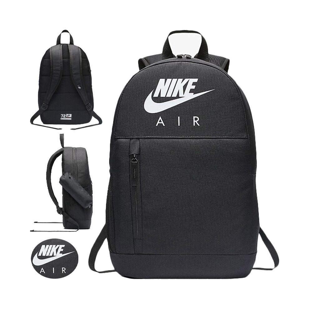 (Black) NIKE AIR Sports Backpack Travel Rucksack Black