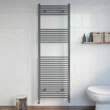 DuraTherm Heated Towel Rail Anthracite 1800 x 600mm Flat