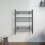 DuraTherm Curved Heated Towel Rail Anthracite - 750 x 600mm 1