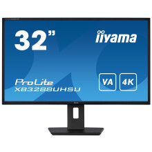 iiyama ProLite XB3288UHSU-B5 - LED monitor - 32" (31.5" viewable) - 3840 x 2160 4K @ 60 Hz - VA - 300 cd/m - 3000:1 - 3