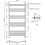 DuraTherm Curved Heated Towel Rail Anthracite - 1200 x 600mm 4