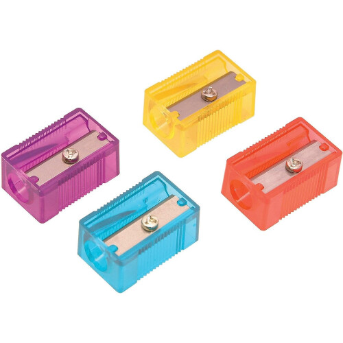 Helix Plastic One Hole Sharpener Pack of 10 Q03051