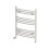 DuraTherm Curved Heated Towel Rail Chrome - 750 x 600mm 4