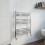 DuraTherm Curved Heated Towel Rail Chrome - 750 x 600mm 2