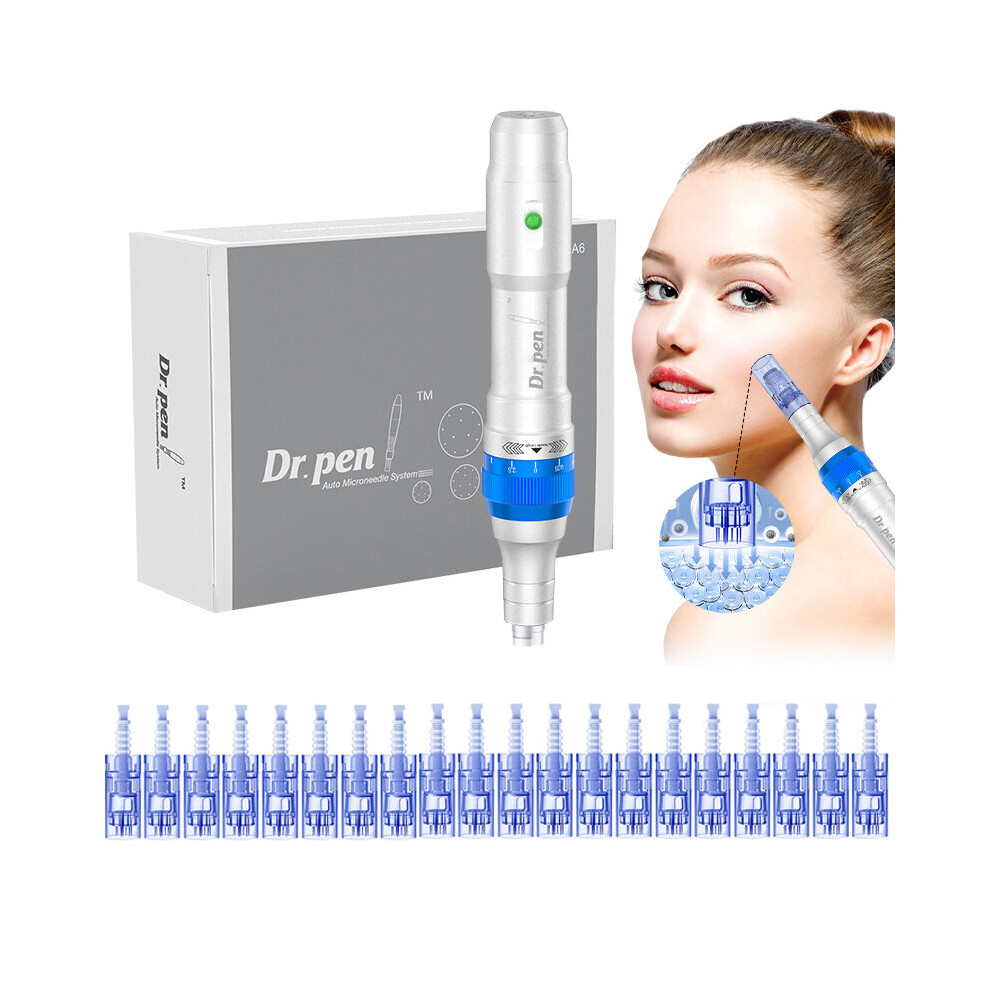 Dr. Pen Ultima A6 Electric Microneedling Pen 5pcs 12pins 5pcs 36pins 5pcs 42pins 5pcs Nano Round Pin Cartridges