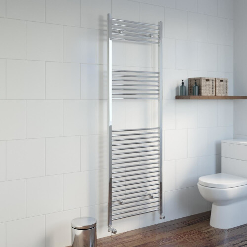 DuraTherm Heated Towel Rail Chrome 1800 x 600mm Flat 2