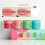4pcs Lip Sleeping Mask Mini Set Hydrated Maintenance Lip Balm Mask 5