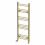 DuraTherm Heated Towel Rail Brushed Brass 1200 x 450mm Flat 4
