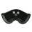 FloPlast Half Round Gutter 90° Bend, Black 112mm 1