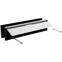 Stormguard Internal & External Sleeved Letterbox Plate Cover Set UPVC or Wooden Doors (White)