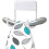 Ironing Board Hanger, Ironing Board Hook, Wall Mounted Holder, & Small Ironing Board ( White) 2