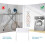 Ironing Board Hanger, Ironing Board Hook, Wall Mounted Holder, & Small Ironing Board ( White) 6