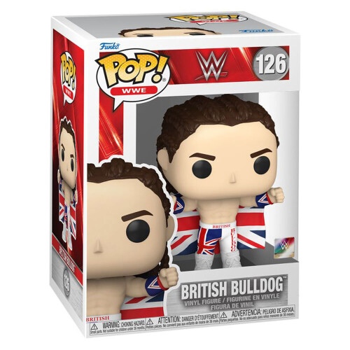 WWE WWE British Bulldog Pop! Vinyl