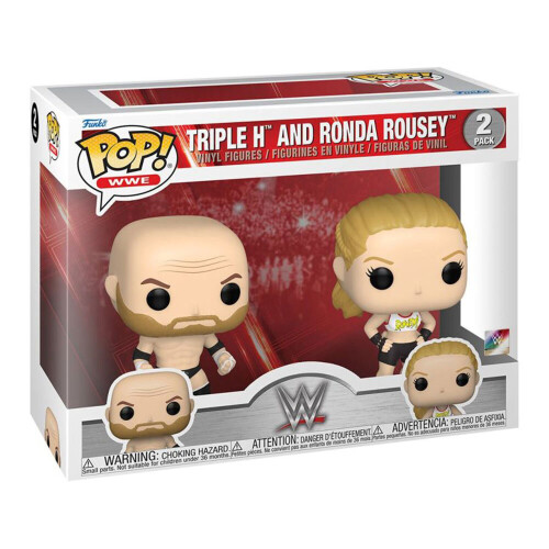 WWE WWE Rhonda Rousey & Triple H Pop! 2-Pack
