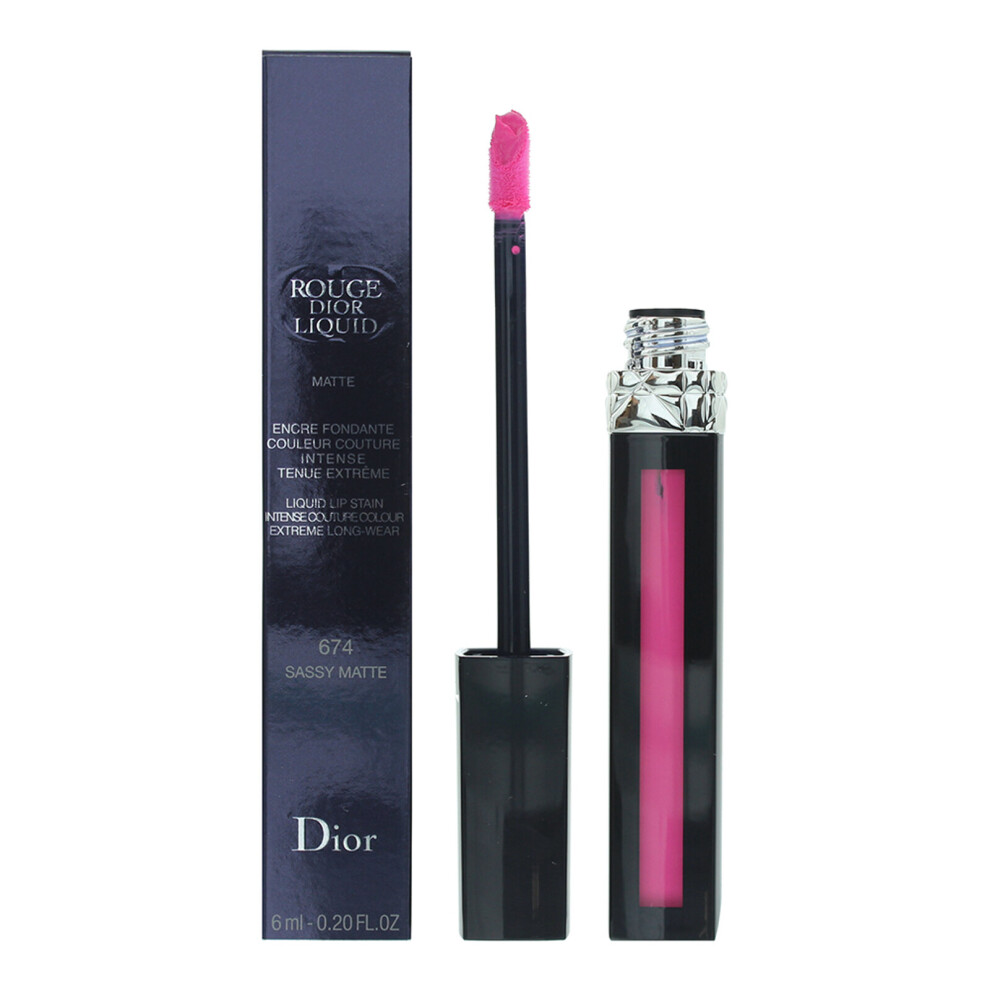 Christian Dior Liquid Matte Lip Stain 6ml #674 Sassy-image-OPC-PCCDTFY-NEW