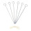 Appetito Stainless Steel Poultry Lacers (Set of 6) 1