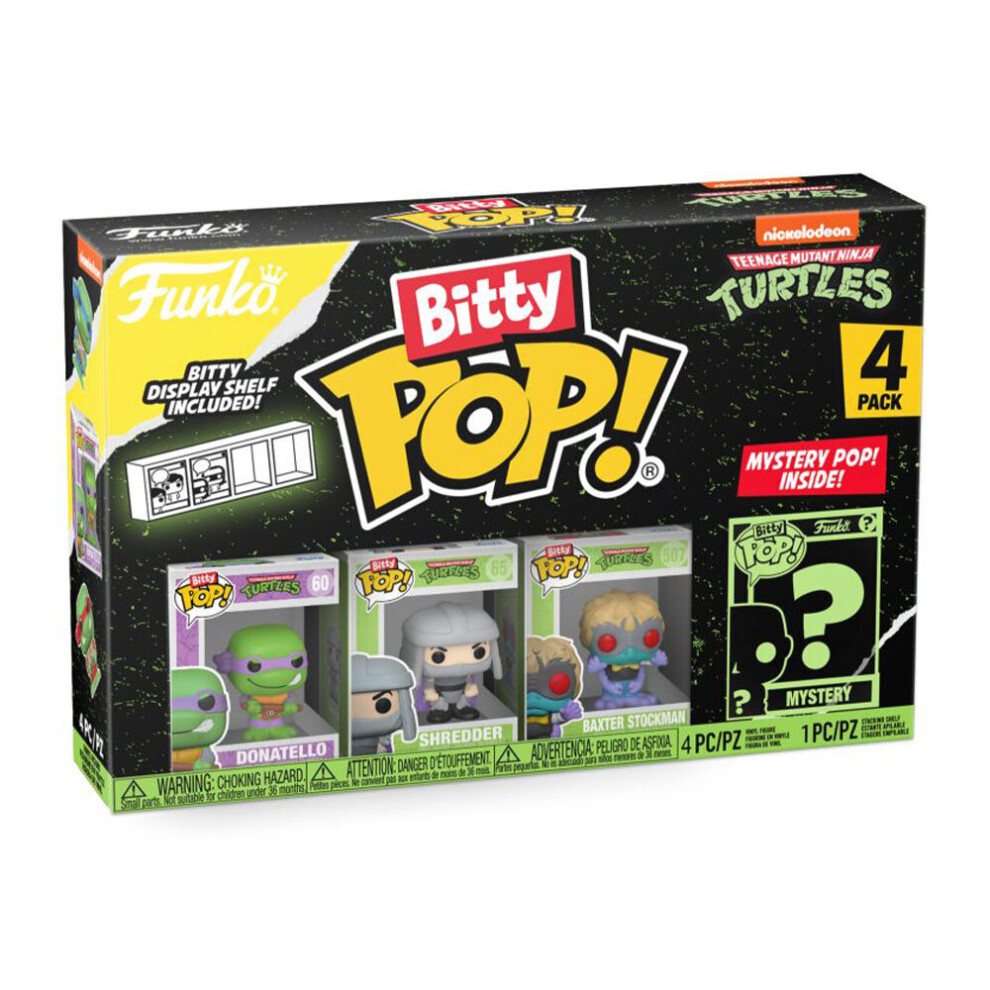 Photos - Action Figures / Transformers Funko Teenage Mutant Ninja Turtles Donatello Bitty Pop! 4-Pack 