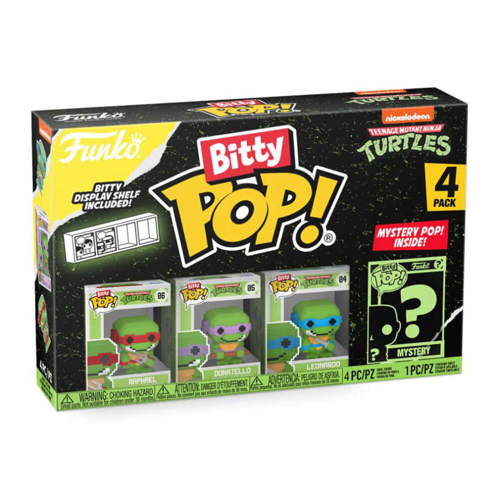 Funko Teenage Mutant Ninja Turtles 8-Bit Bitty Pop! 4-Pack