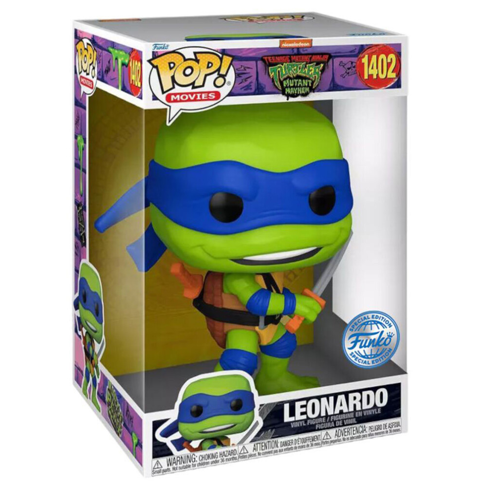 Photos - Action Figures / Transformers Funko TMNT Mutant Mayhem Leonardo US Exclusive 10" Pop! Vinyl 