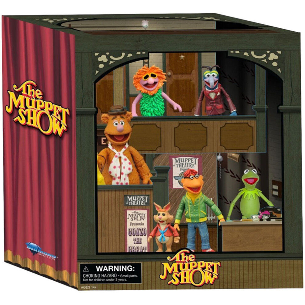 Diamond Select Le Muppet Show - Statuette Deluxe Box Set Backstage-image
