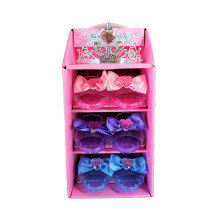 Mastoom Meisjes Speelset! Prinsessenverkleedschoenen en tiara (3 paar schoenen + 1 tiara) Rollenspelcollectie Modeprinsesschoen voor kleine meisjes
