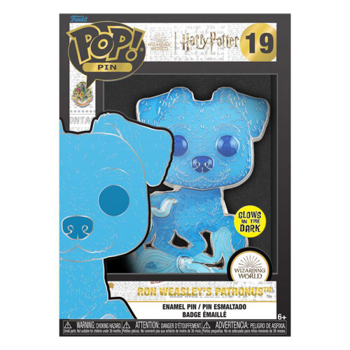 Harry Potter Ron Weasley's Jack Russell Terrier Patronus Pop! Enamel Pin