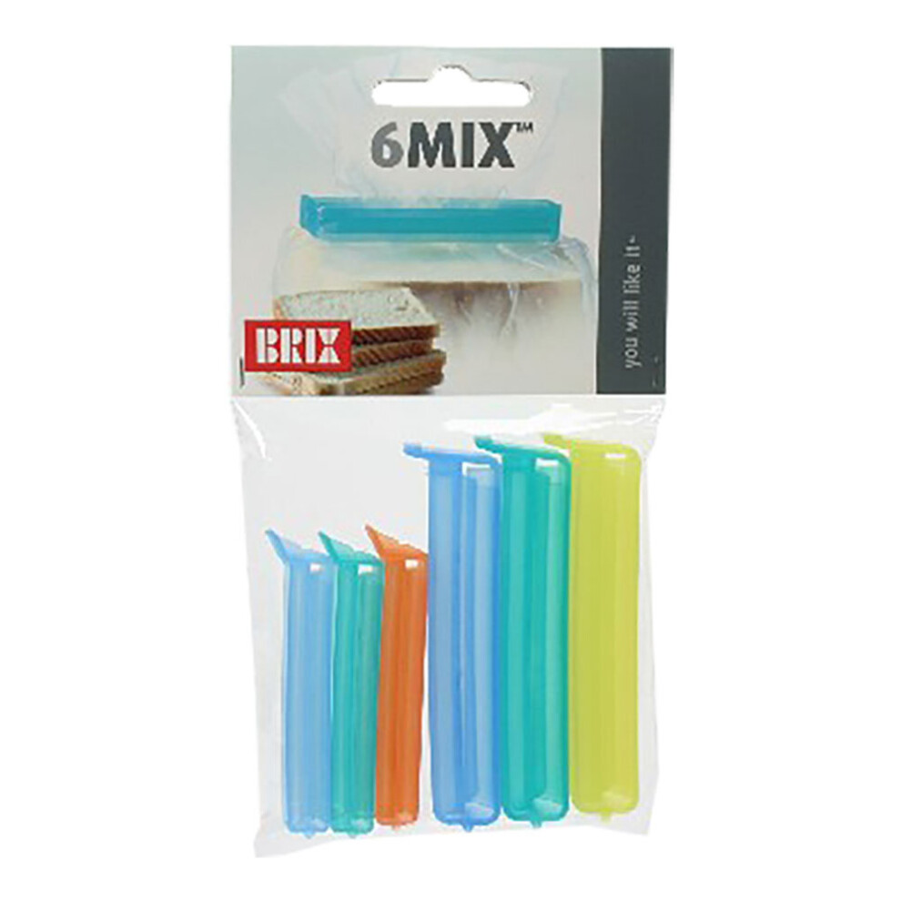 Brix Mix Bag Closures (Pack Of 6) Size 6