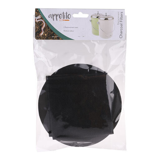 Appetito Replacement Charcoal Filter Set (Pack of 2) 2