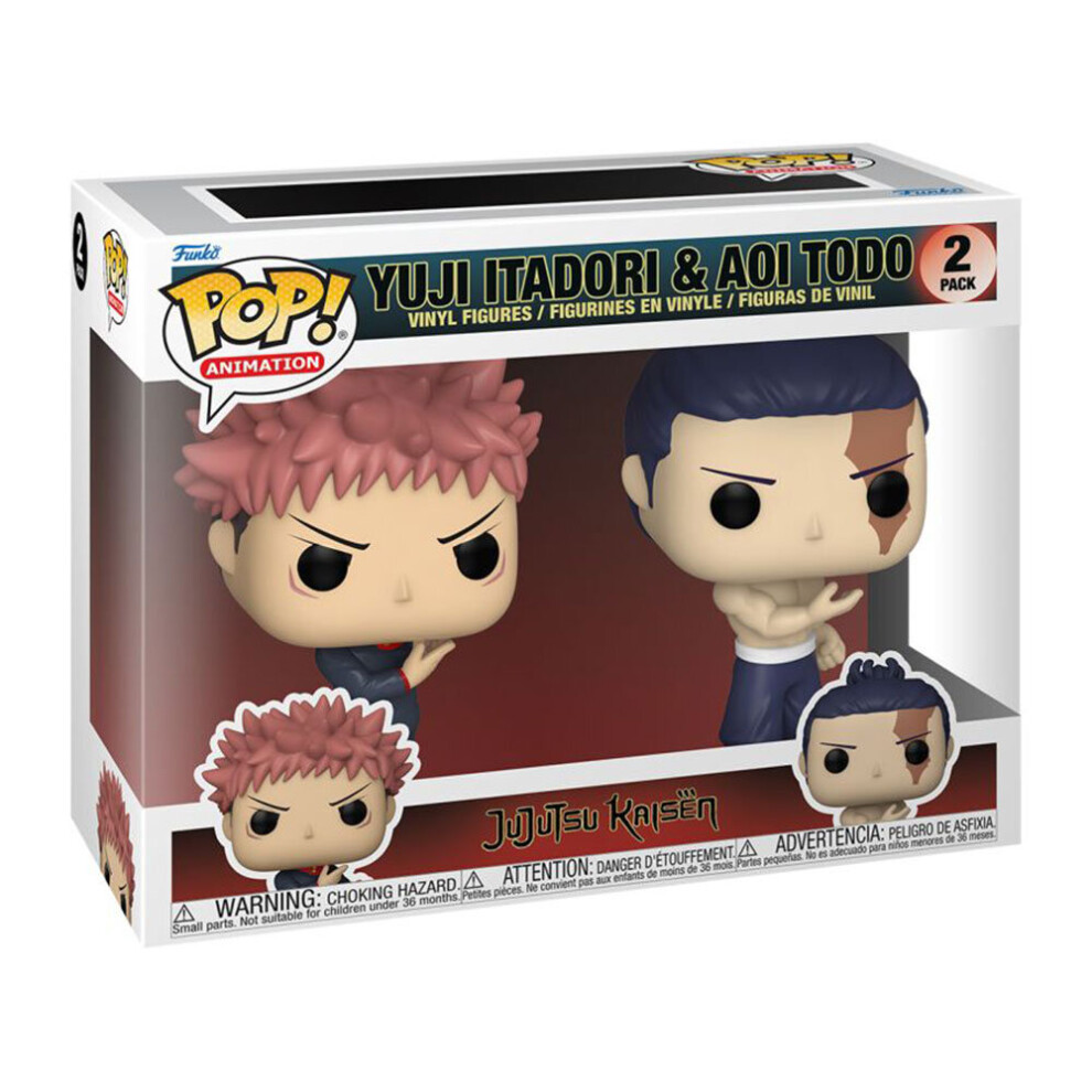 Funko Jujutsu Kaisen Yuji Itadori & Aoi Todo Pop! Vinyl 2-Pack