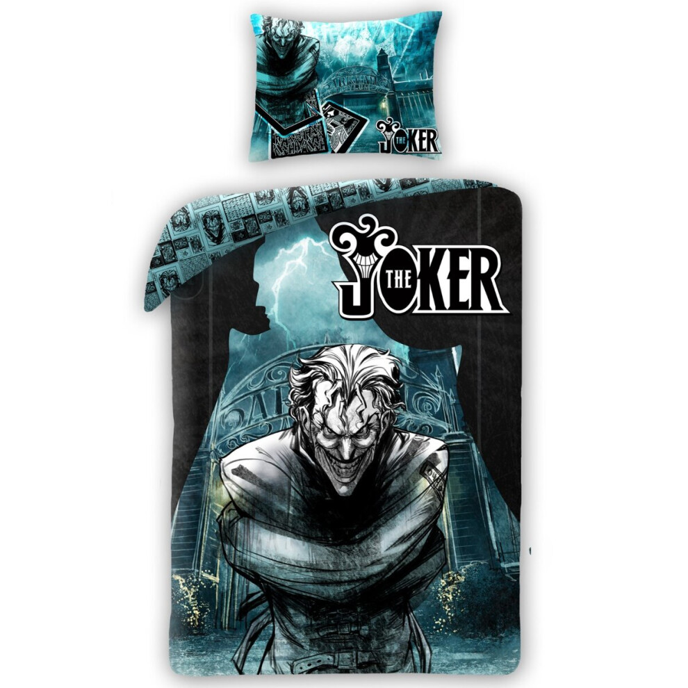 Batman The Joker Single 100% Cotton Duvet Cover Set - European Size