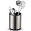 Deluxe Stainless Steel Rotating Utensil Holder 1