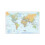 Wallpops Self Adhesive Laminated World Map with Dry Erase Pen 1
