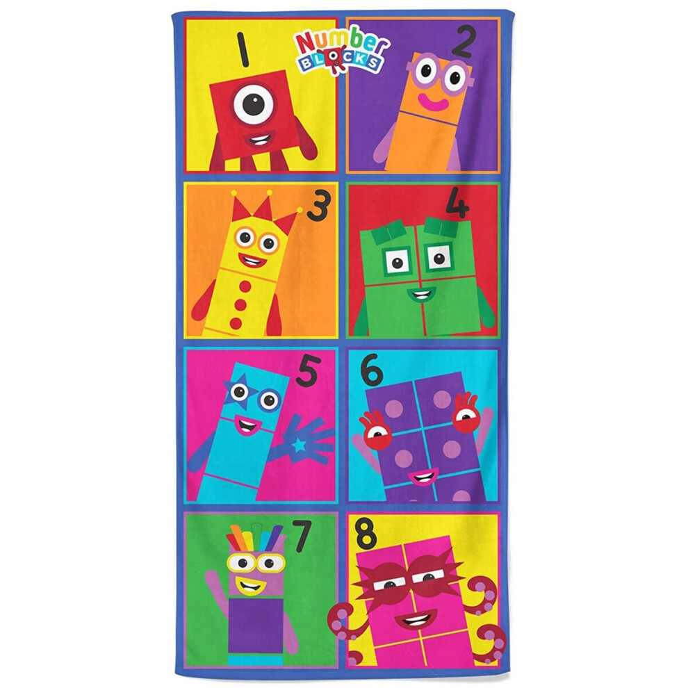 Numberblocks Beach Towel