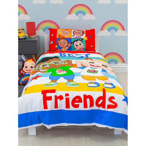 Cocomelon Cute Junior Duvet Cover and Pillowcase Set 1