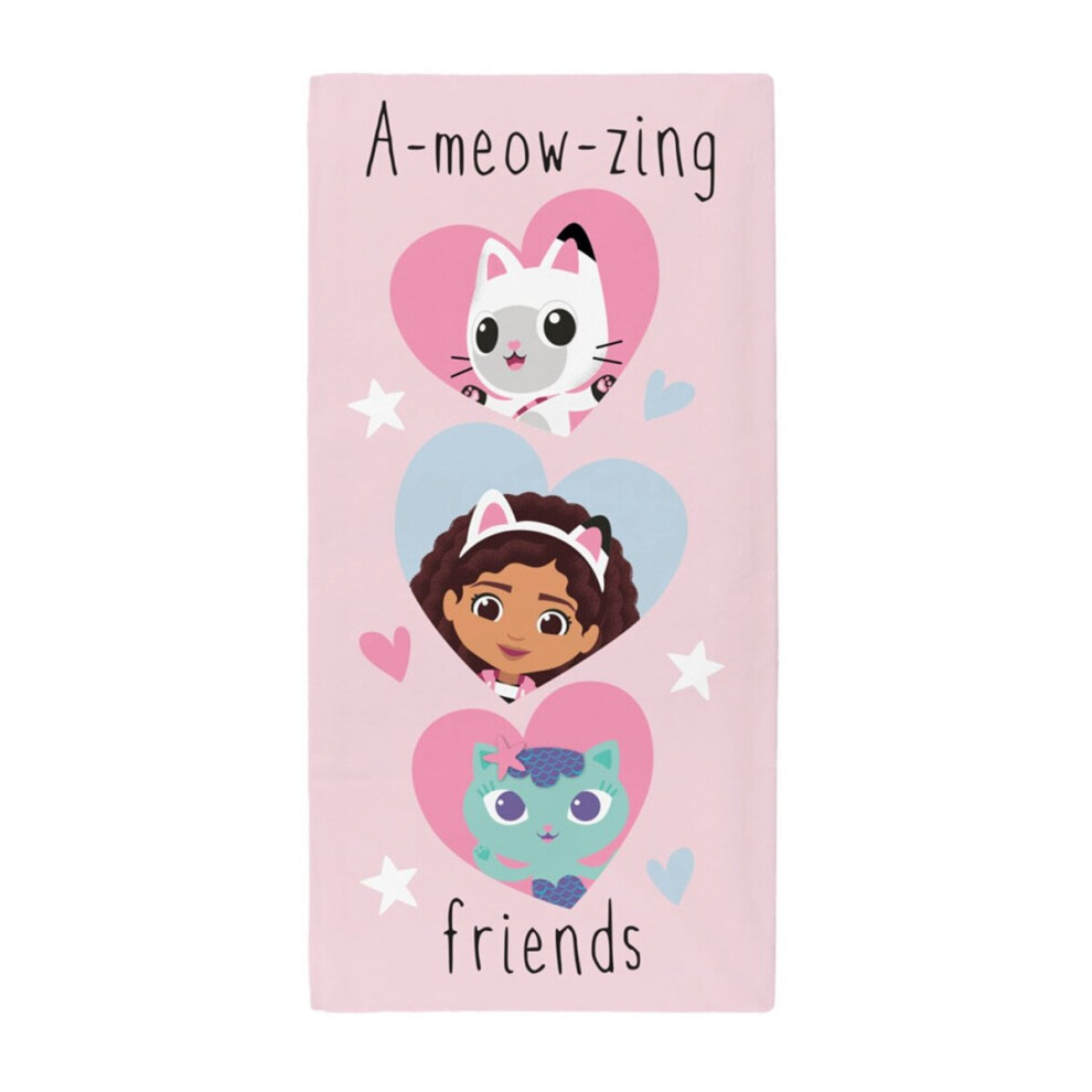 Gabby's Dollhouse A-meow-zing Friends 100% Cotton Towel