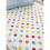 Sunny Rainbow Dots Single Fitted Sheet and Pillowcase Set 1