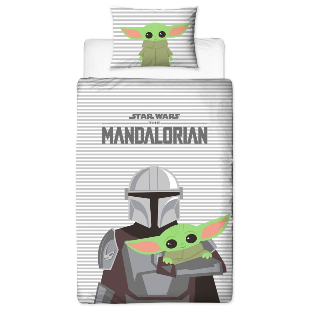 Star Wars Mandalorian The Child Single Duvet Cover Set