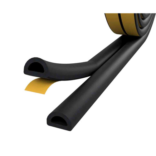 Stormguard EPDM Draught Excluder Self Adhesive Rubber Door Window Seal Roll 1